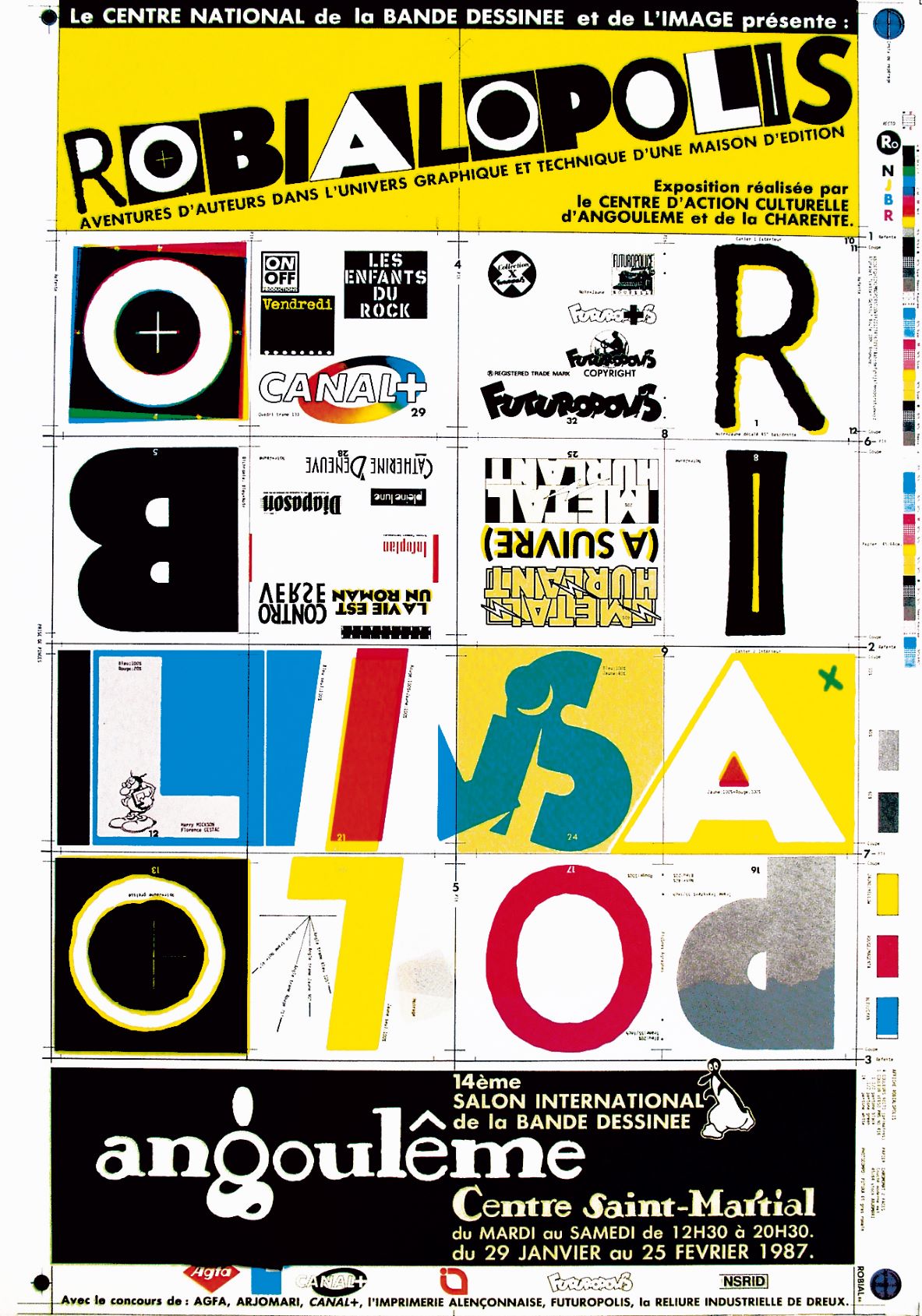 Affiche de l’exposition Robialopolis, 1987